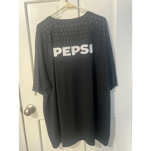 Pepsi Outfitters Workwear Performance Shirt Black 3XL Merch Logo Tee - Picture 4 of 4